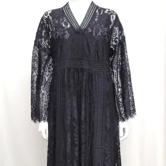 JONNY WAS NWT VERONNE LACE DRESS (SLIP) SIZE M - Picture 3 of 4